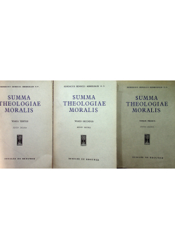 Summa Theologiae Moralis 3 tomy
