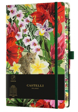 Notatnik 13x21cm linia Castelli Eden Leopard