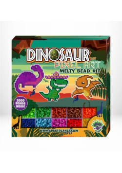 Zestaw koralików do prasowania Dinozaury