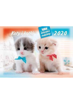 Kalendarz 2020 Rodzinny Koty i Kotki WL9