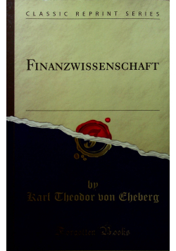 Finanzwissenschaft Reprint 1912