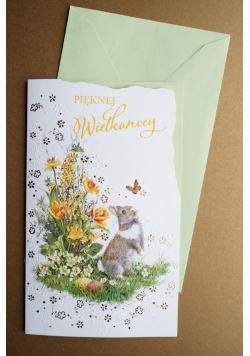 Karnet Wielkanoc Pięknej Wielkanocy + koperta