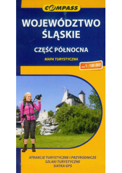 Województwo Śląskie część północna mapa turystyczna