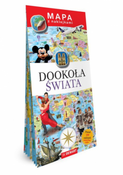 Mapy z naklejkami. Dookoła świata