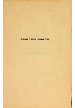 Front bez okopów