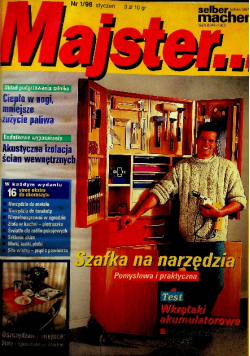 Miesięcznik Majster Nr 1 do 12 / 98