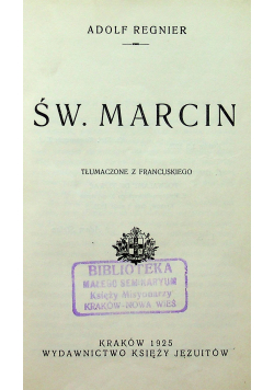 Św Marcin 1925 r.