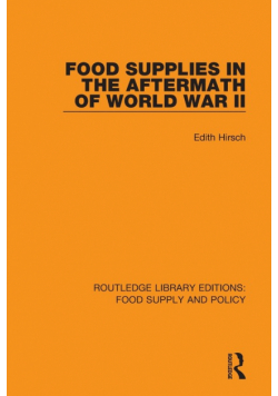 Food Supplies in the Aftermath of World War II
