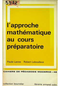 I approche mathematique au cours preparatire