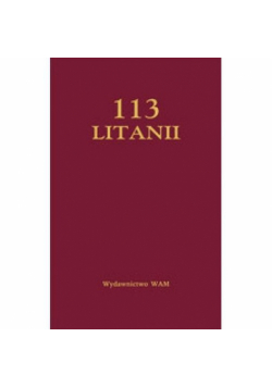 113 Litanii okładka bordowa