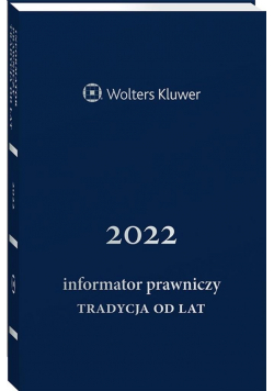Informator Prawniczy 2022 B6 granatowy