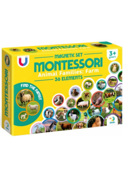 Zestaw magnetyczny Montessori Zwierzęta na farmie