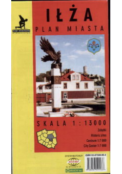 Iłża Plan miasta 1:13000