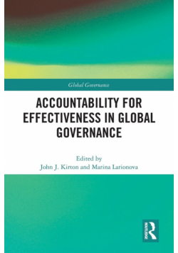 Accountability for Effectiveness in Global Governance