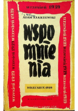 Wspomnienia Wrzesień 1939 r.