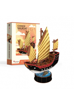 Puzzle 3D Żaglowiec Chinese Sailboat