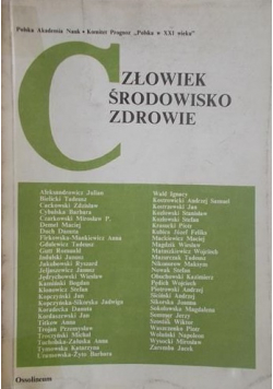 Człowiek Środowisko Zdrowie