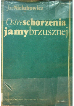 Ostre schorzenia  brzusznej