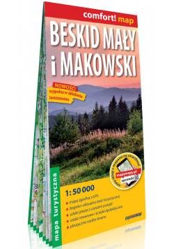 Beskid Mały i Makowski laminowana mapa turystyczna 1:50 000