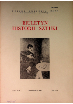 Biuletyn Historii Sztuki Nr 3 i 4 / 73