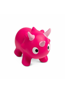 Skoczek dziecięcy dmuchany Dinu pink