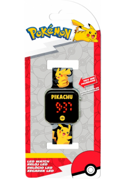 Zegarek LED z kalendarzem Pokemon POK4402