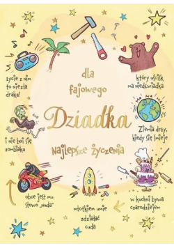 Karnet B6 Fajowy Dziadek