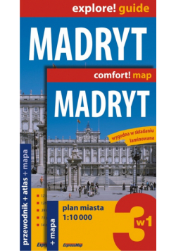 Madryt 3 w 1 Przewodnik atlas mapa