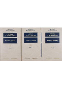 Appian z Aleksandrii Historia rzymska Tom I - 3