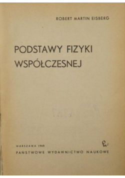 Podstawy fizyki współczesnej