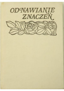 Odnawianie znaczeń