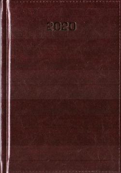 Kalendarz 2020 Dzienny A5 Baladek bordo ANIEW
