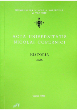 Acta Universitatis Nicolai Copernici Historia XXIX