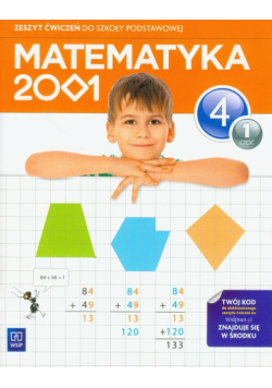 Matematyka 2001 4 Zeszyt ćwiczeń Część 1