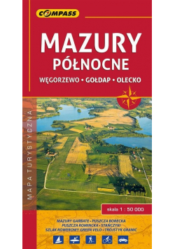 Mazury Północne mapa turystyczna 1:50 000