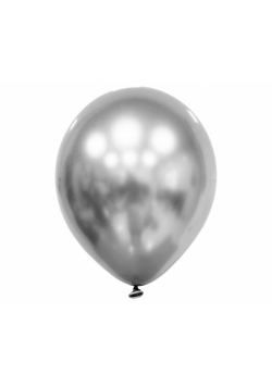 Balony Decomex luster Silver 25szt