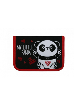 Piórnik dwuklapkowy bez wyposażenia Bambino- Panda