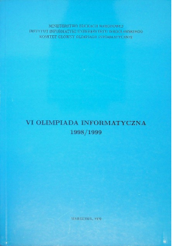 VI Olimpiada Informatyczna 1998/1999