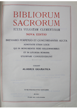 Bibliorum Sacrorum