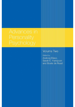 Advances in Personality Psychology
