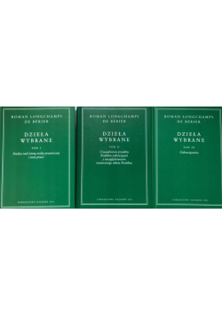 Dzieła Wybrane Tom 1 do 3