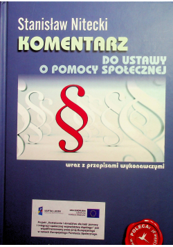 Komentarz do ustawy o pomocy społecznej