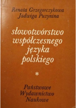 Słowotwórswo współczesnego języka polskiego