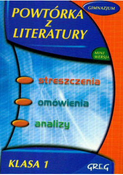Powtórka z literatury 1