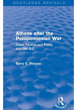 Athens after the Peloponnesian War (Routledge Revivals)