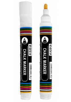 Marker kredowy biały (10szt) EASY