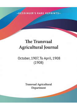 The Transvaal Agricultural Journal