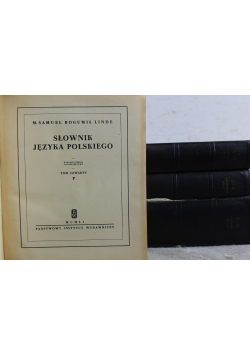 Słownik języka polskiego 4 tomy reprinty z ok 1860 r