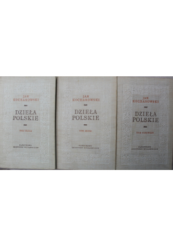 Dzieła polskie 3 tomy