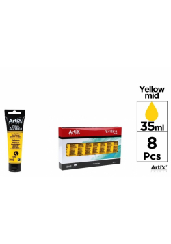 Farba akrylowa żółć permanentna 35ml (8szt)